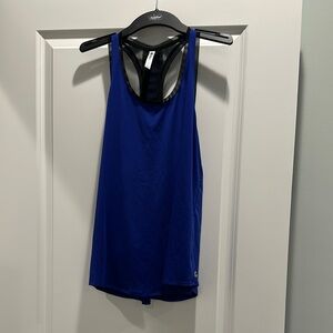 Fabletics Royal Blue Mesh Tank